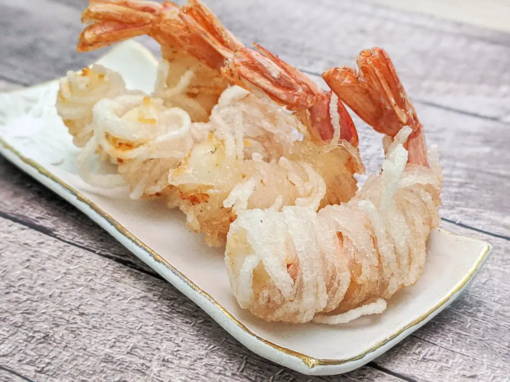 vermicelli wrapped shrimp