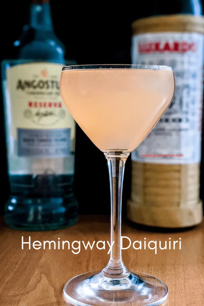 Hemingway daiquiri with white rum and luxardo