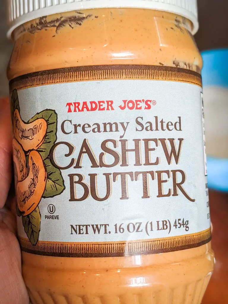 trader joe's cashew butter
