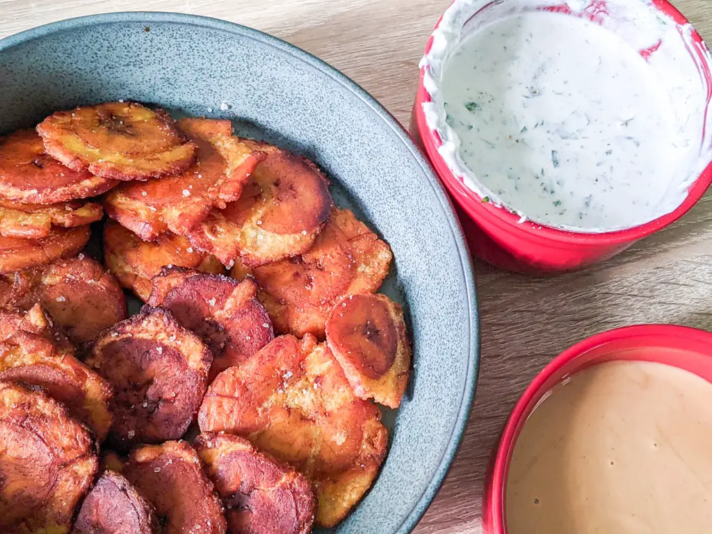 Tostones (Fried Plantain Chips)