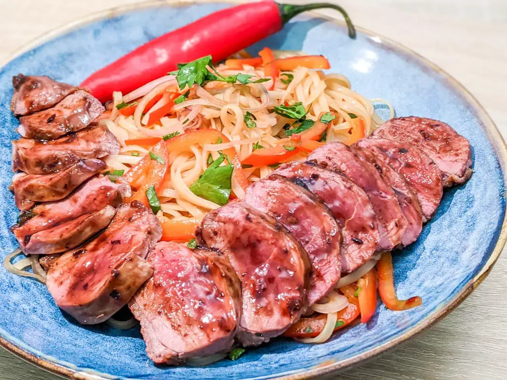 Duck With Vietnamese Style Noodles