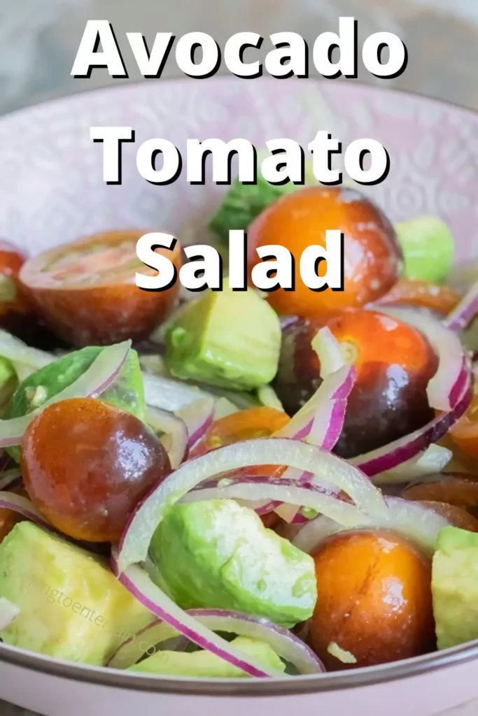 avocado tomato salad recipe pinterest pin
