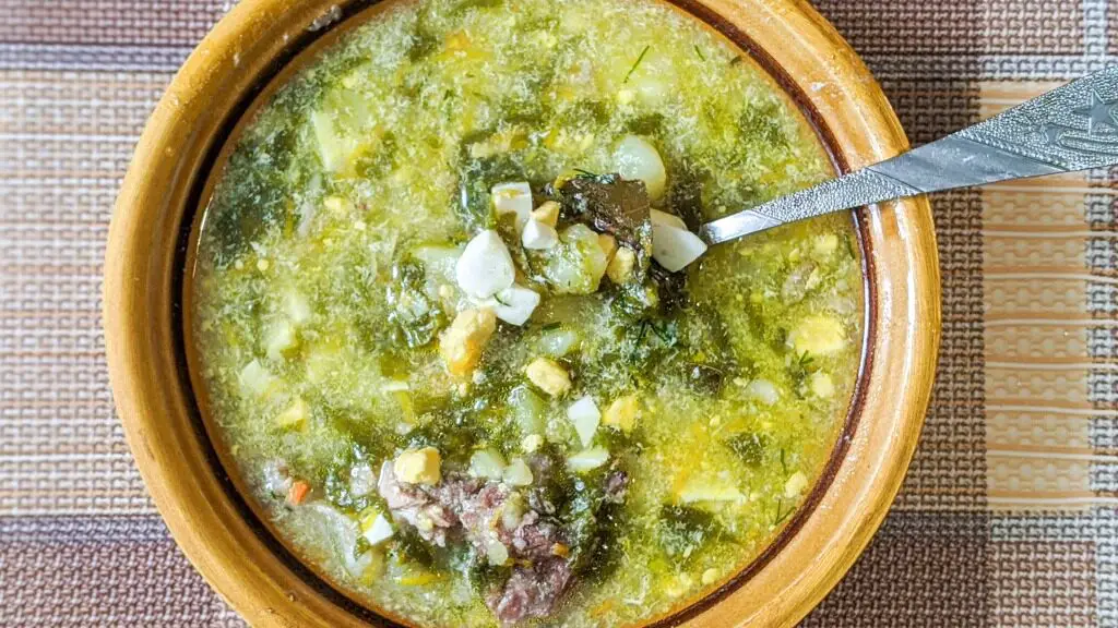 green borscht soup recipe