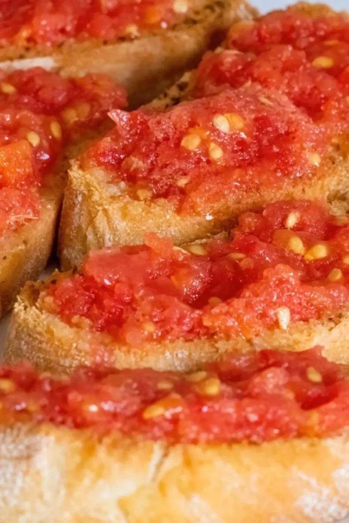 pan con tomate recipe pinterest pin image
