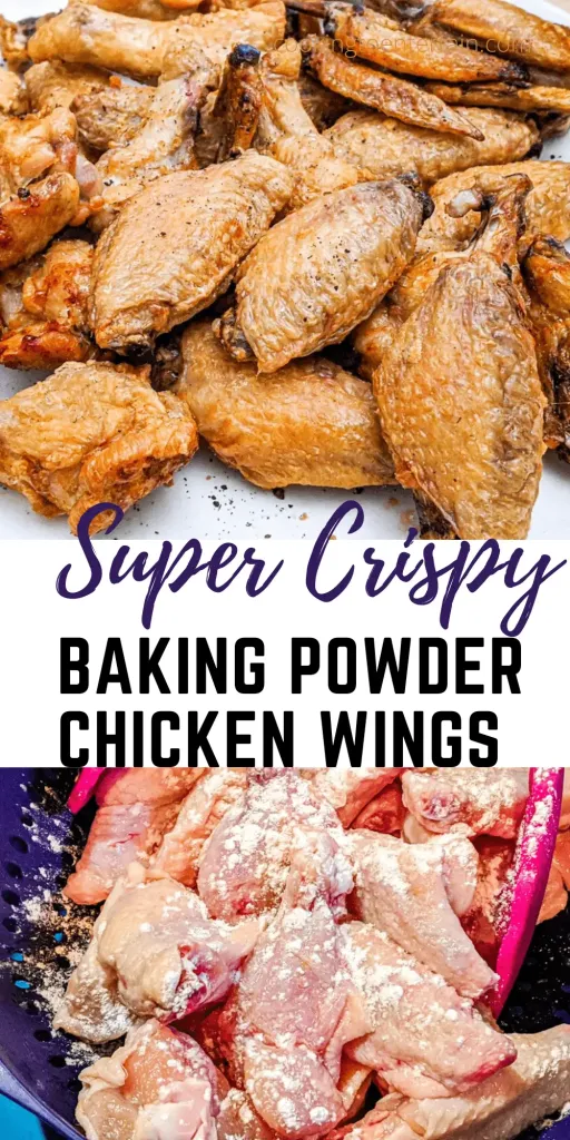 the crispiest chicken wings method and recipe pinterest pin image